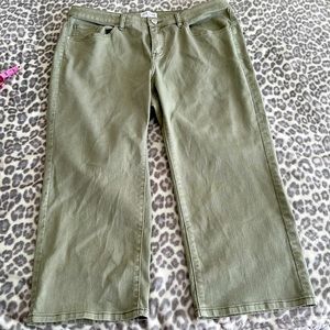 Lane Bryant stretch denim capris